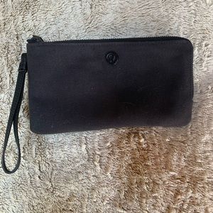 lululemon athletica Black Wristlet Wallet